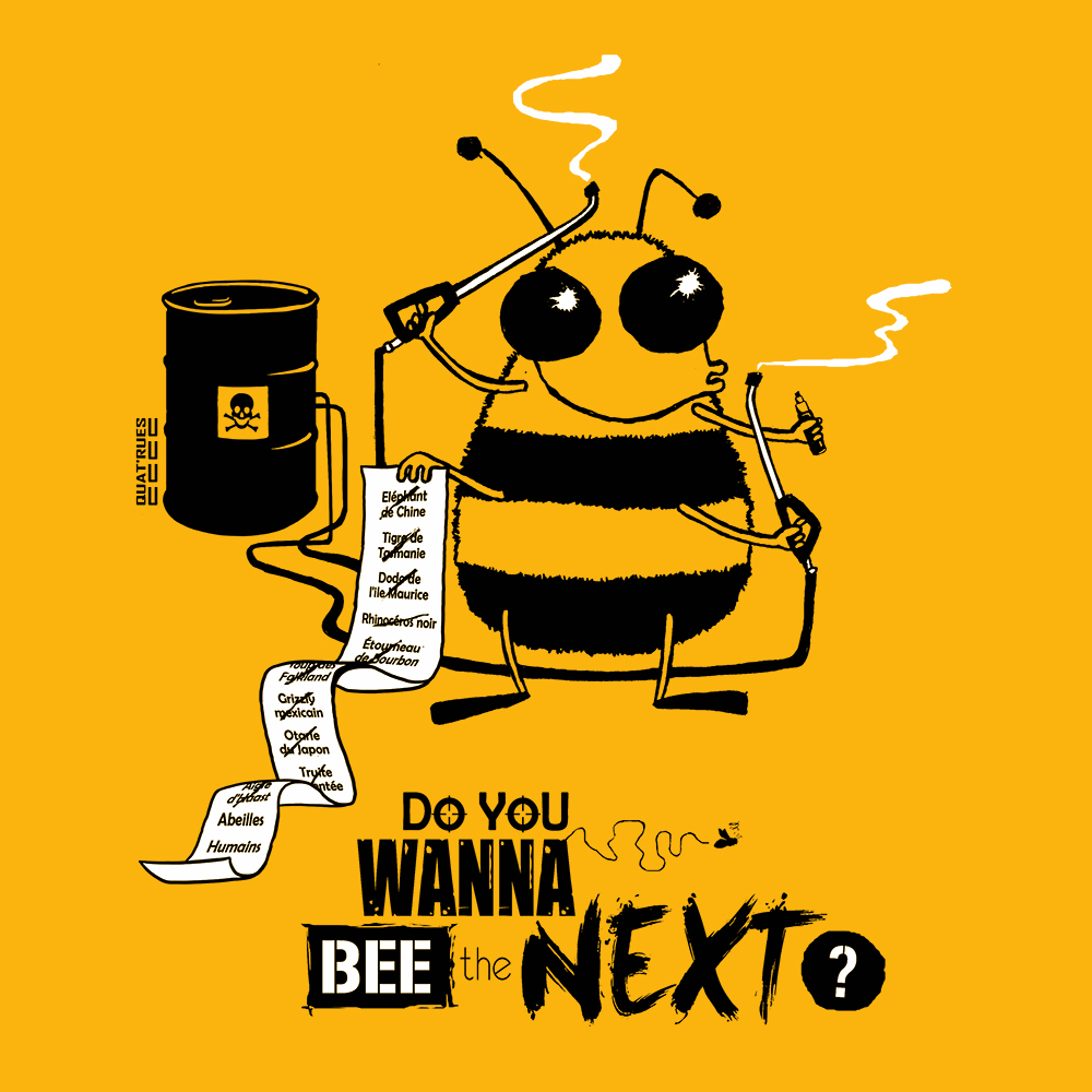 Visuel Do you wanna bee sur t-shirt bio